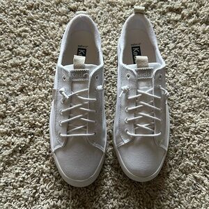 Keds Kickback Canvas White Shoes